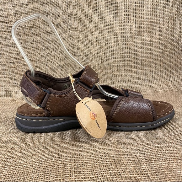 Earth Sandals Brown Gelron Spirit Cushion walking Hiking Sport size 14 - Picture 4 of 10